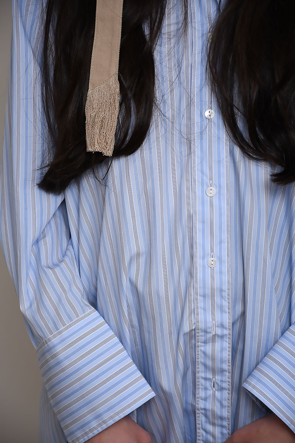 Striped cotton shirt