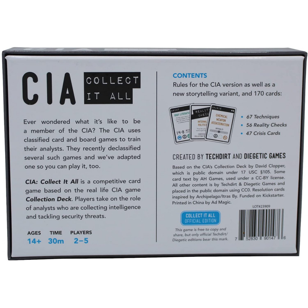 CIA : Collect it All