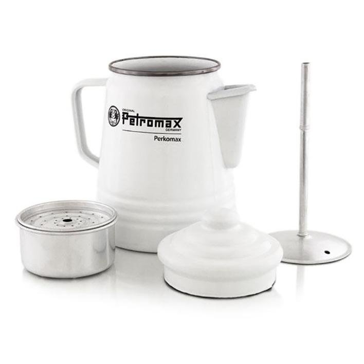 Petromax Perkomax Tee und Kaffee Perkolator 1,3 Liter weiß