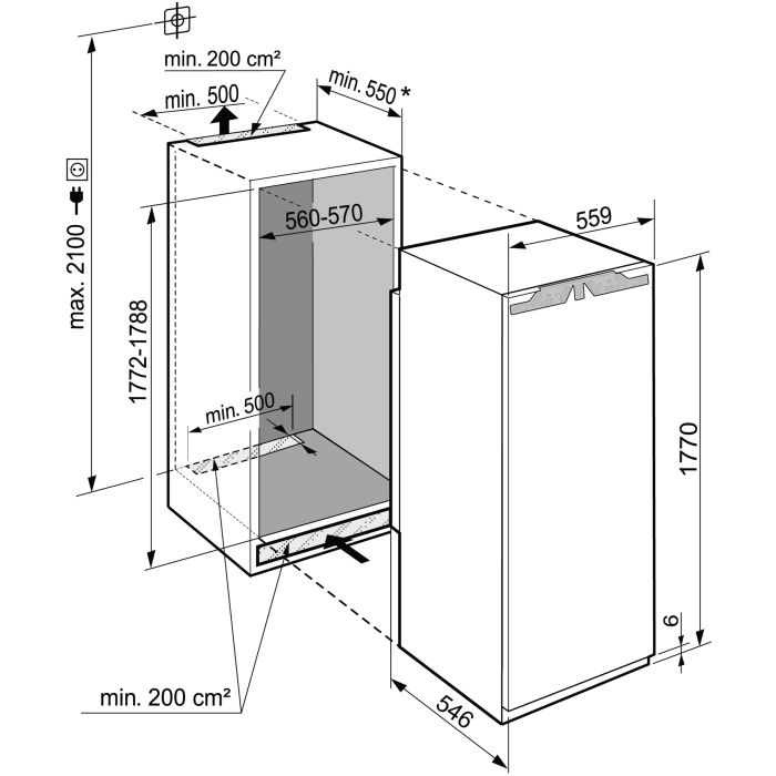 Liebherr Einbau-Kühlschrank IRe 5100-20 Pure