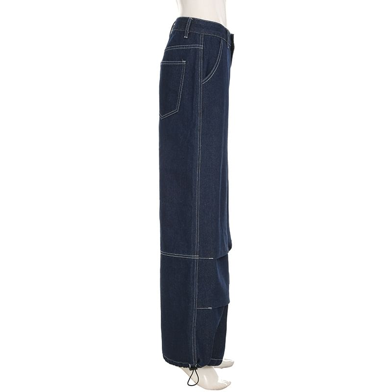BrickBlack - Lage taille wijde baggy jeans