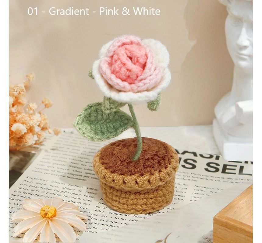 Embroidery Kingdom - DIY-borduurset met bloemen (verschillende ontwerpen) / set