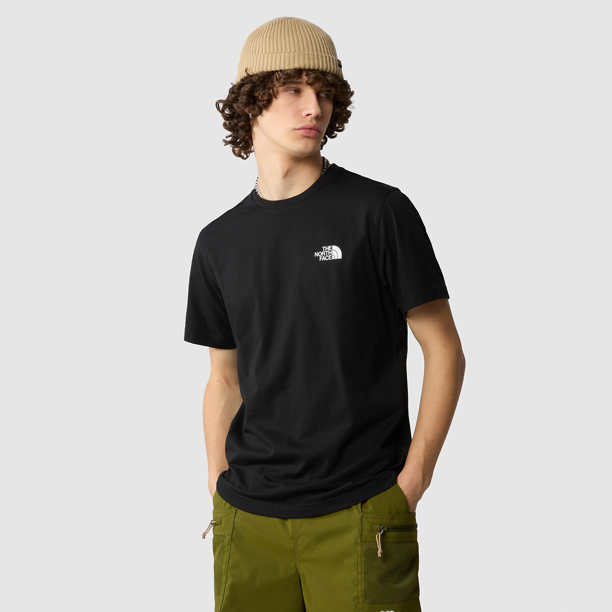 THE NORTH FACE<br>Camiseta Simple Dome com logo pequeno
