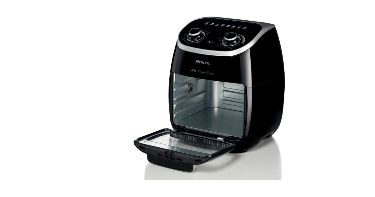ArieteAiry fryer Oven 4619/00 heteluchtfriteuse  (Zwart, 11 liter)