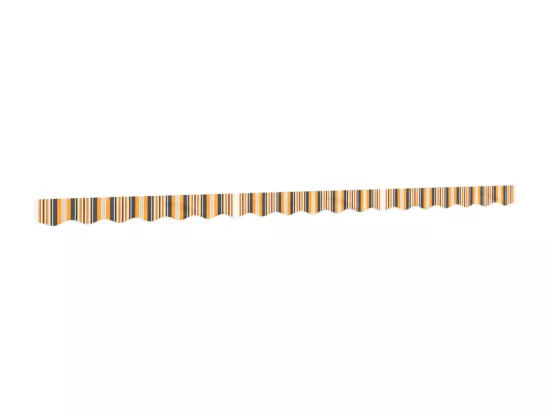 Tissu de remplacement de cantonnière d’auvent rayure jaune gris