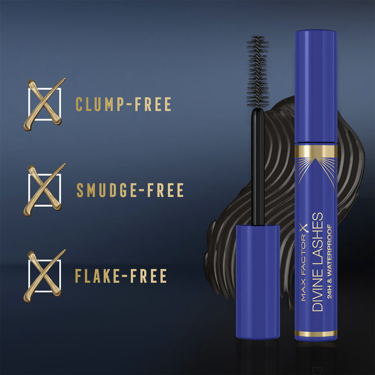 Max Factor Max Factor Divine Lashes Waterproof Mascara, 001 Black, 9 ml