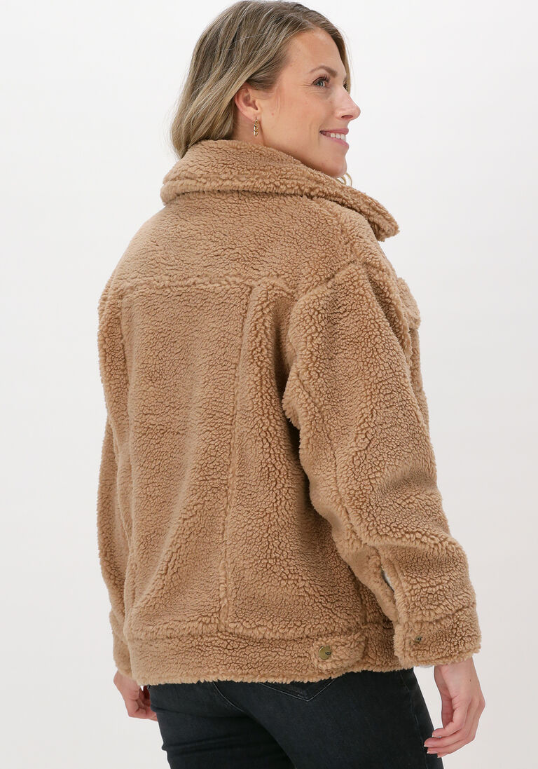 UGG camel ugg teddy jas w frankie sherpa trucker jacke