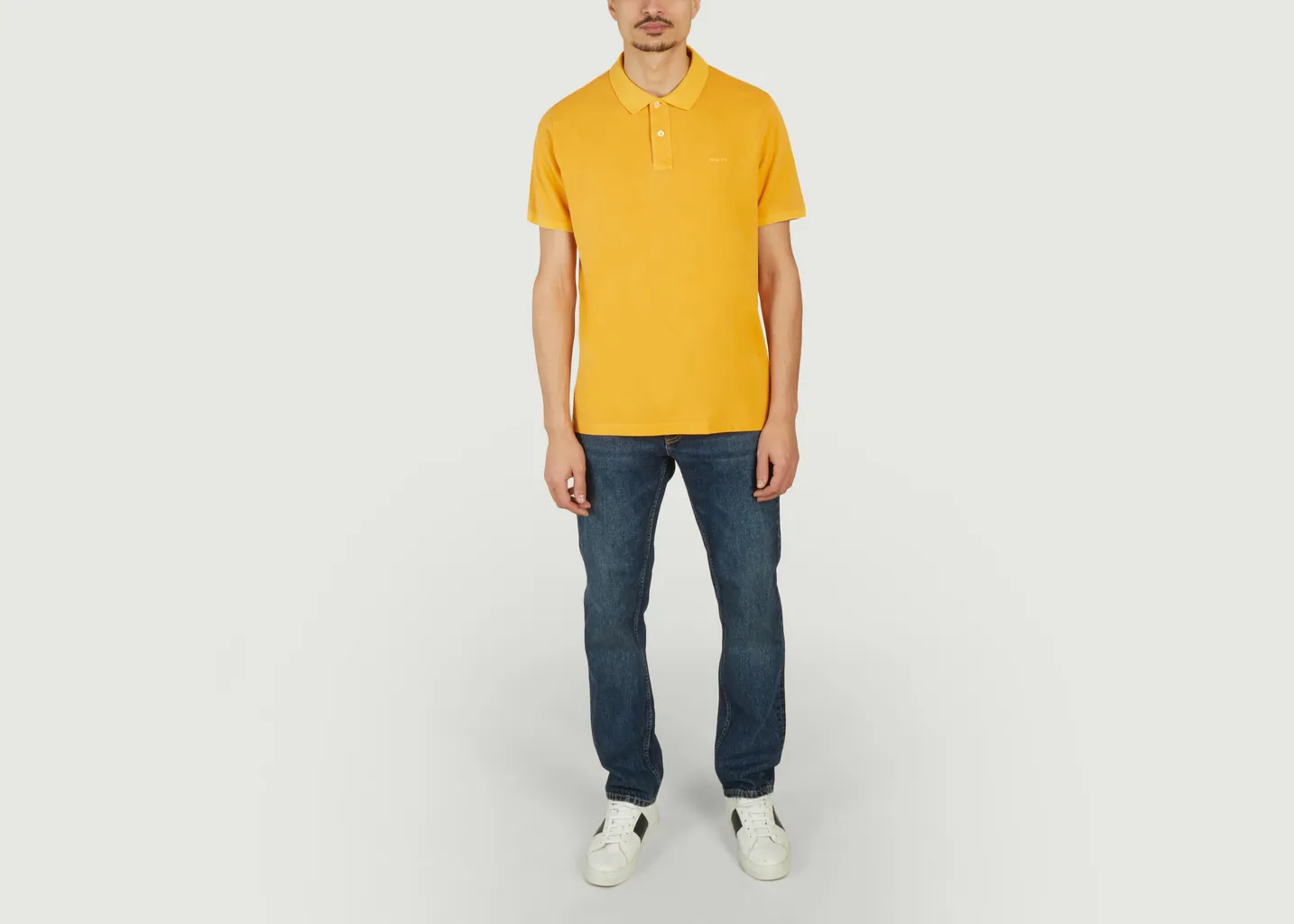 Polo en coton piqué Sunfaded Gant