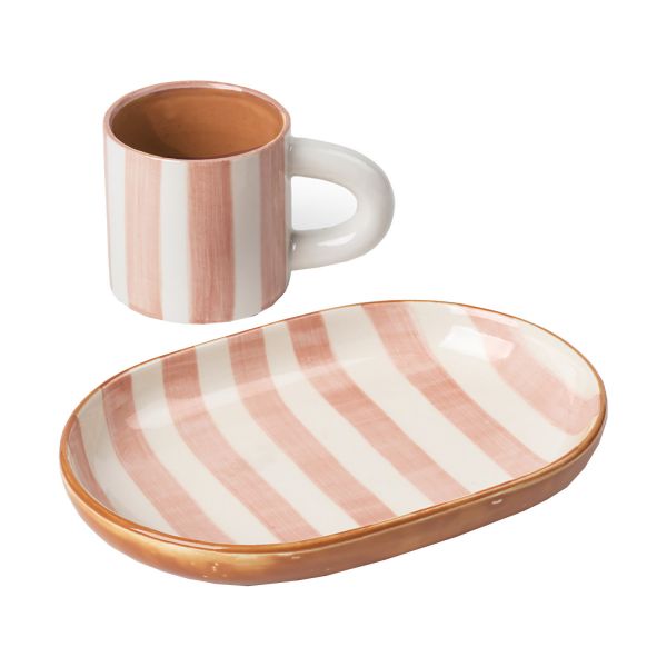 Ferm Living Milu Snack Set Terracotta