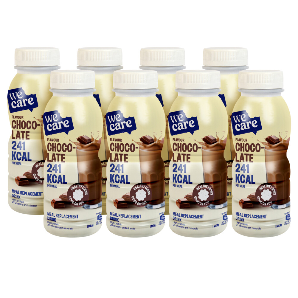 8x WeCare Meal Replacement Drink Chocolate236 ml