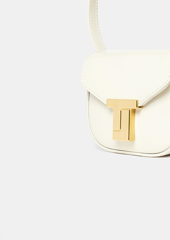 Sac 8 Bis miniécru en cuir