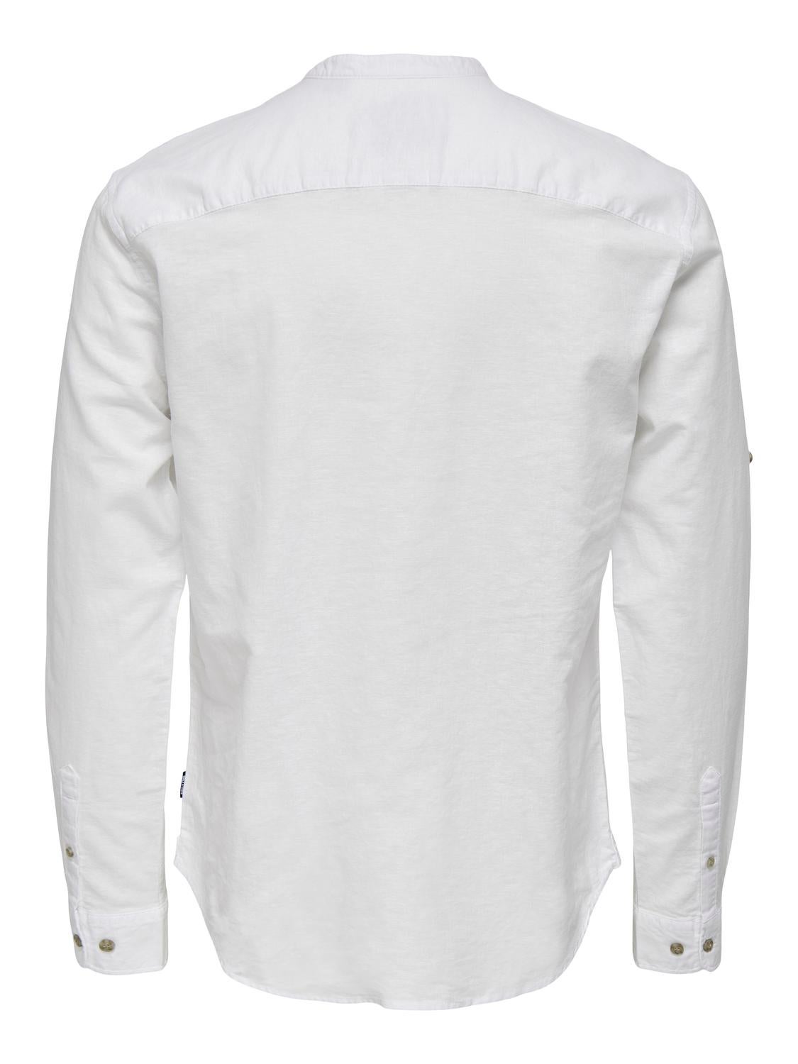 ONSCAIDEN Freizeithemd White