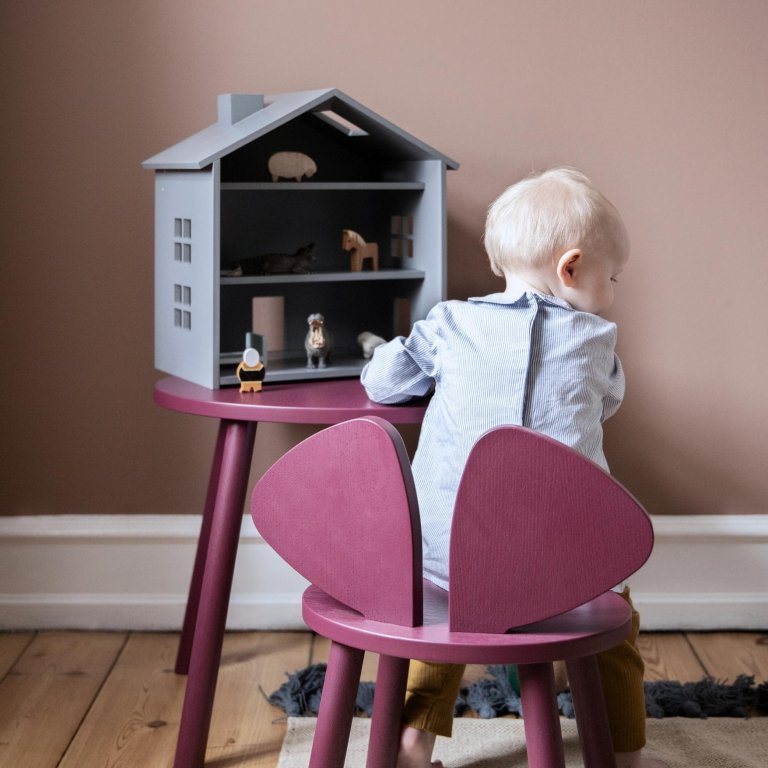 Nofred Mouse kinderstoel gelakt oak