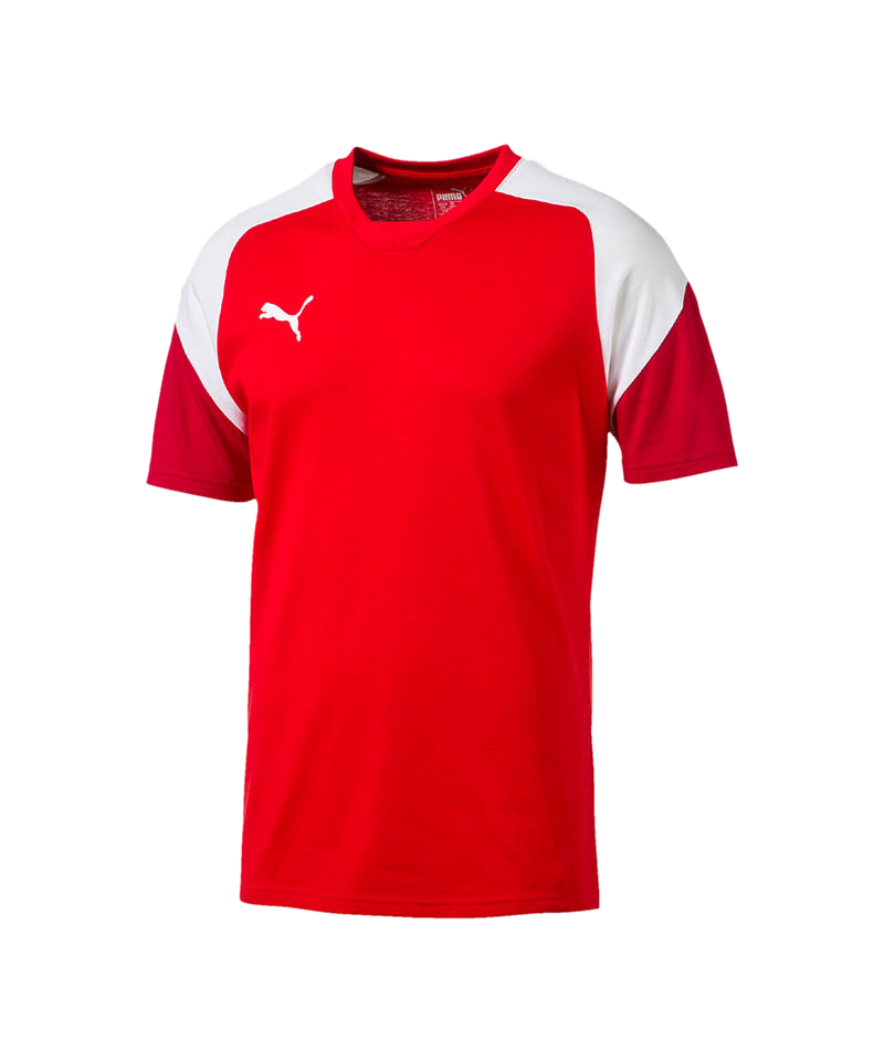 PUMA Esito 4 Tee T-Shirt Rot Weiss F01