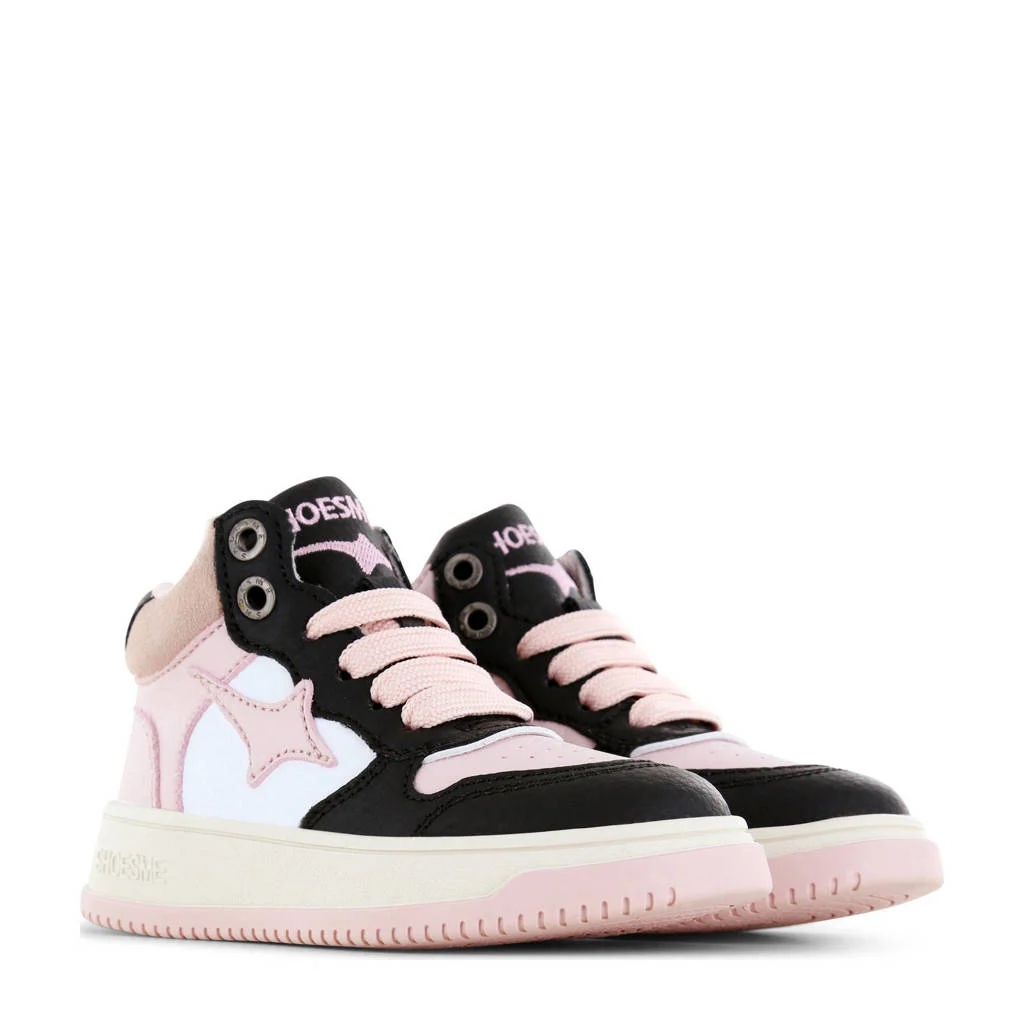 Shoesme sneakers lichtroze/zwart