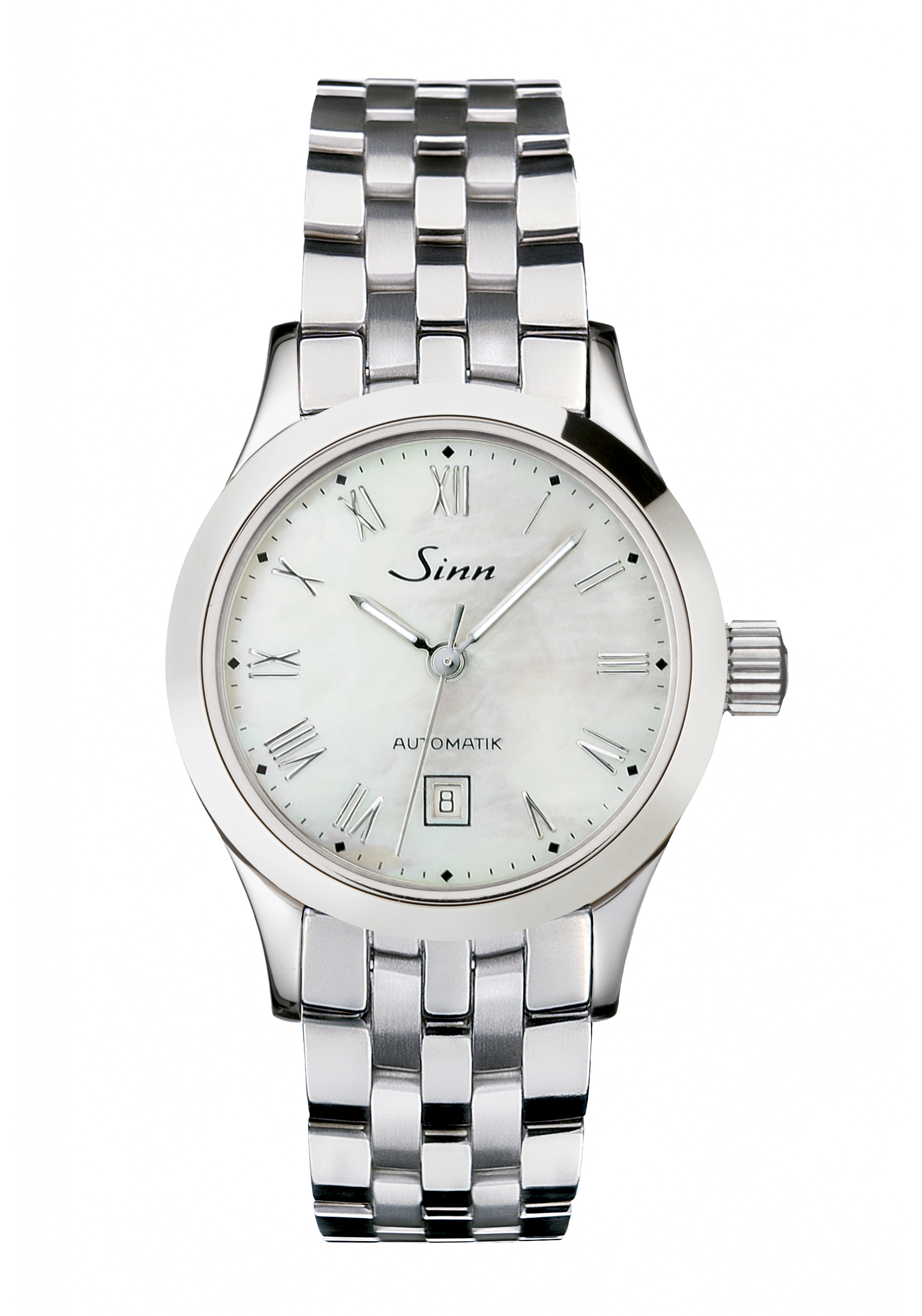 Sinn 456 St Perlmutt W Damenuhr Automatik 456.015.MB