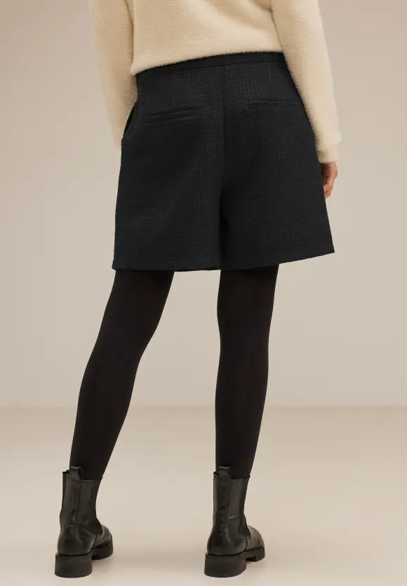 Bouclé Hosenrock - Black