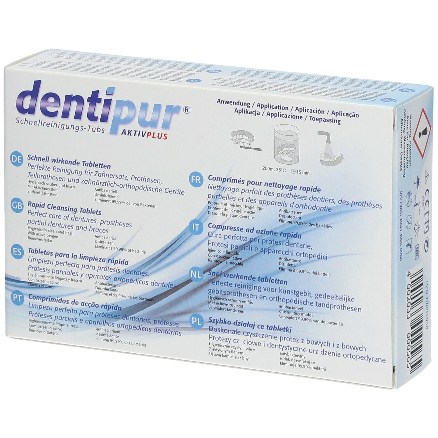 dentipur® Schnellreinigungstabletten