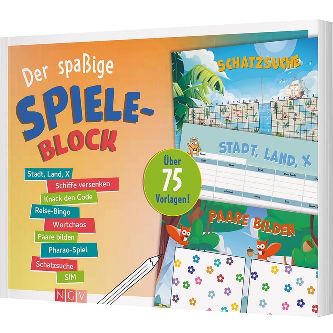 Der spaßige Spiele-Block