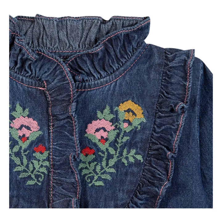 Bonton Blouse Denim Priscilla | Bleu