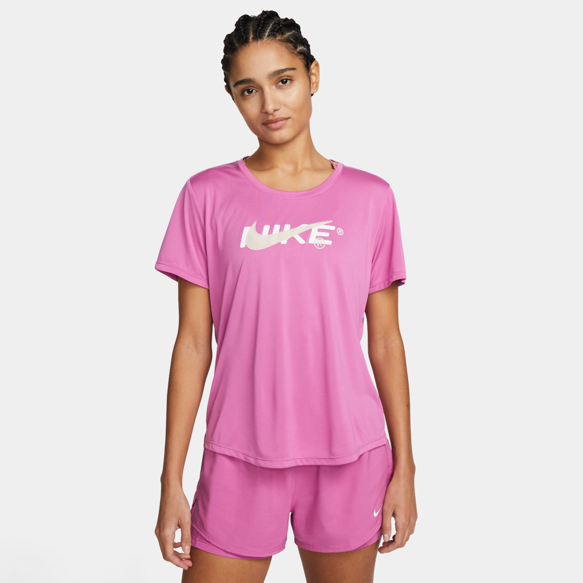 Nike W NK One DF SS STD Top GRX HYB