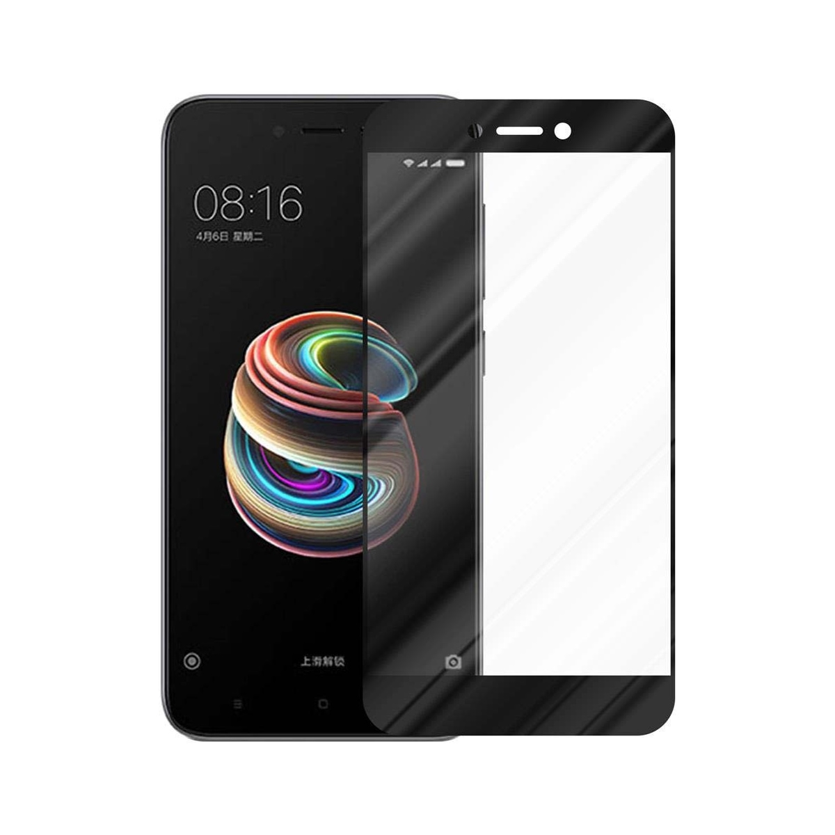 Xiaomi RedMi 5A Skjermbeskytter Skärmskydd (svart)