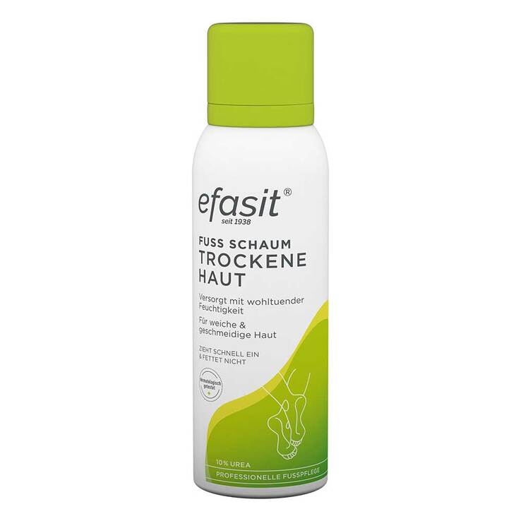 Efasit Fuß Schaum trockene Haut, 125 ml