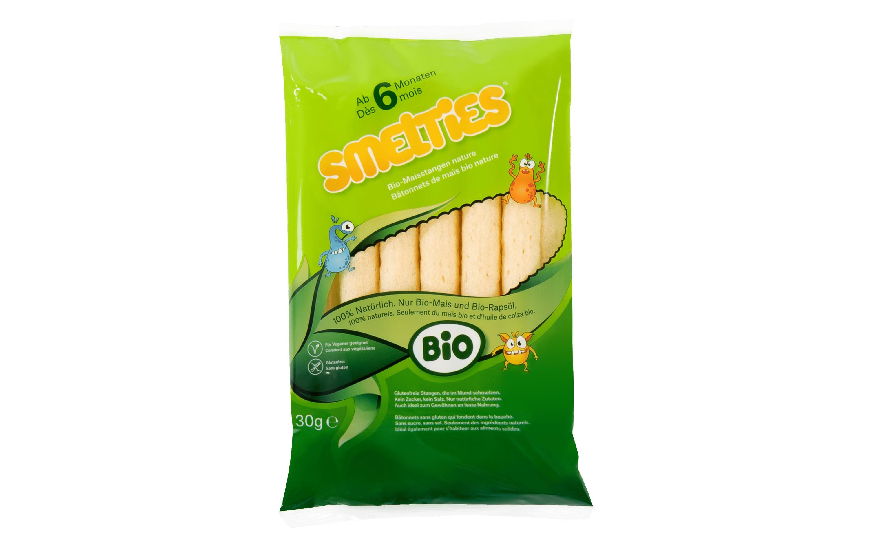 Knabberspass Bio-Maisstangen nature 30 gBio-Maisstangen nature, 6+ Monate