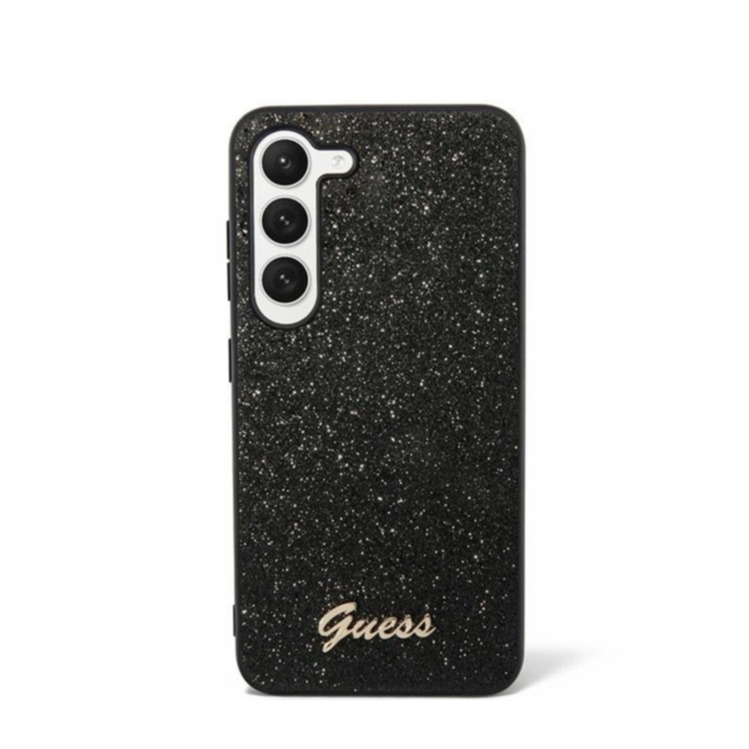 Samsung Galaxy S24 Ultra Hardcase Hülle Glitter Script (GUHCS24LHGGSHK) - Schwarz