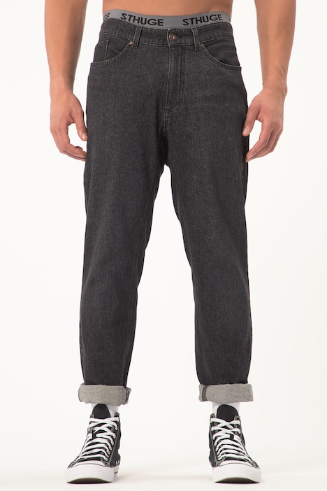 STHUGE Dad-Jeans, 5-Pocket, Tapered Loose Fit, bis Gr. 70