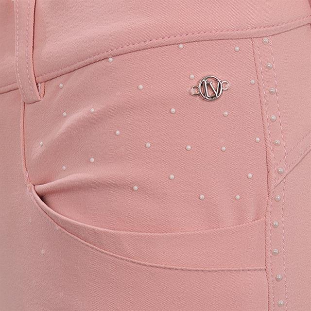 Paardrijbroek La Valencio LVVanity Full Grip Lichtroze
