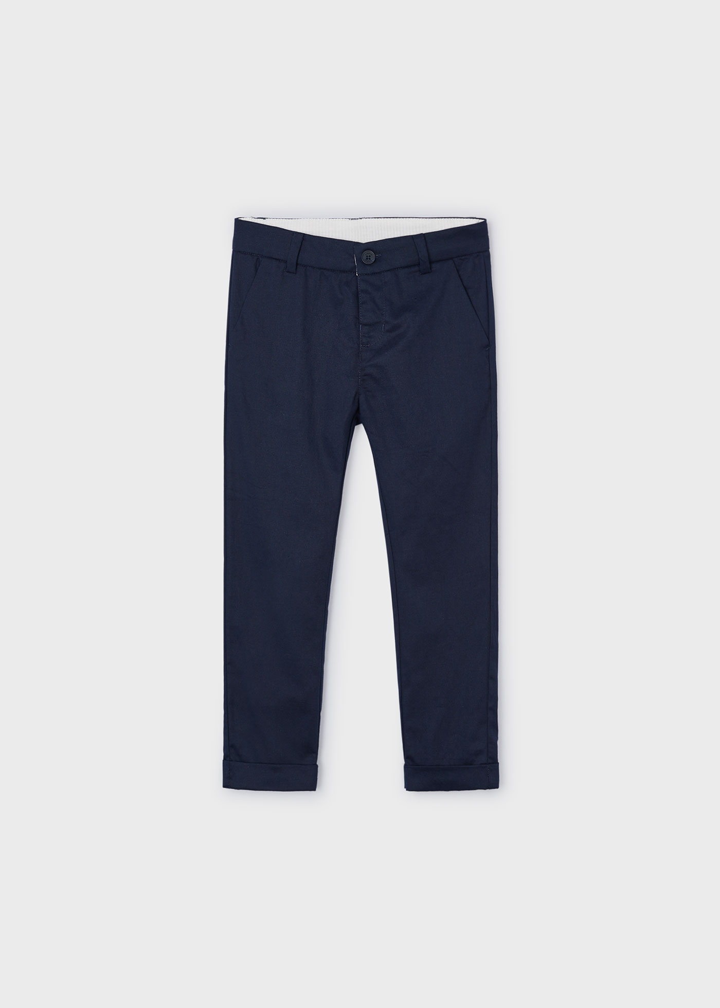 Calças chino de linho para meninos (ráfia)