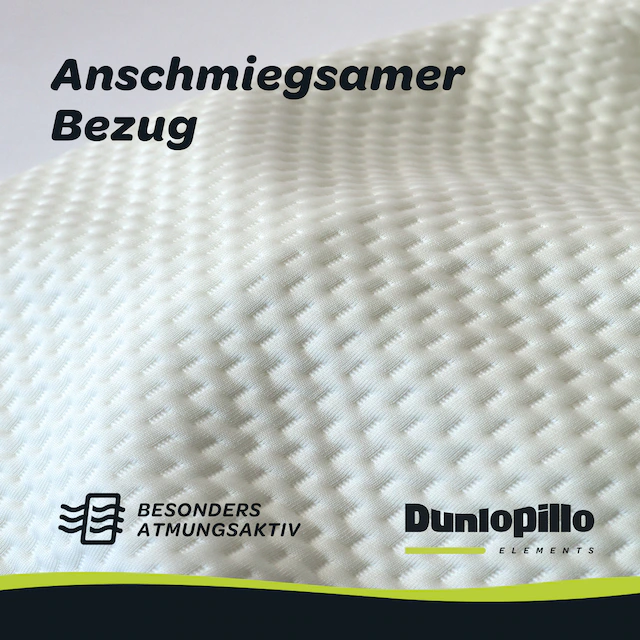Dunlopillo Nackenstützkissen »Dunlopillo Nackenstützkissen« Füllung: 100% Polyurethan 1 Stk. tlg. entlastet die Wirbelsäule, allergikergeeignet (Hausstauballergiker)