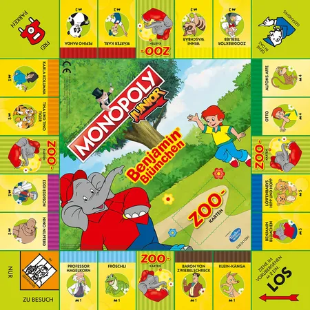 Winning Moves Monopoly Junior Benjamin Blümchen
