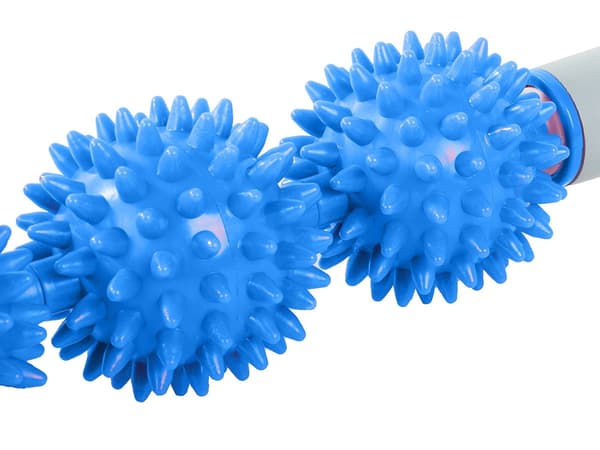 Massage Roller / Helkroppsmassage - 5 Spikbollar med handtag