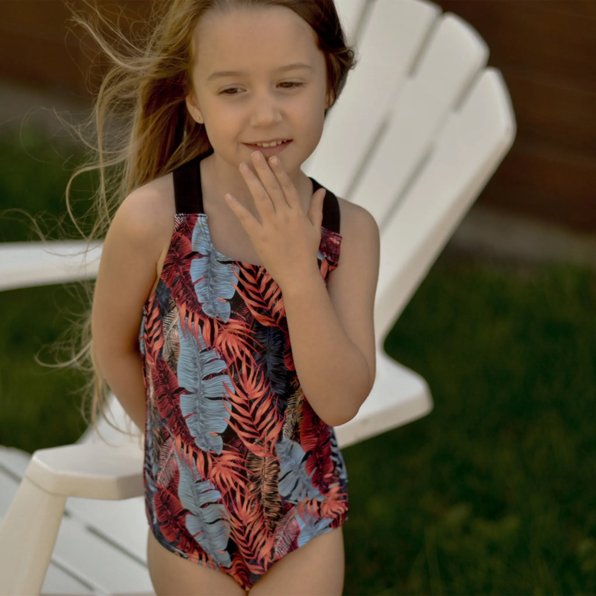 Look Maillot UV AOP Tropical 2-14ans