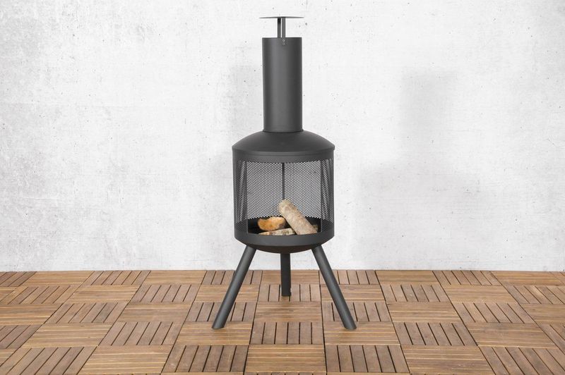 Sens-Line - Asterix firepit - Zwart - Tuinhaard