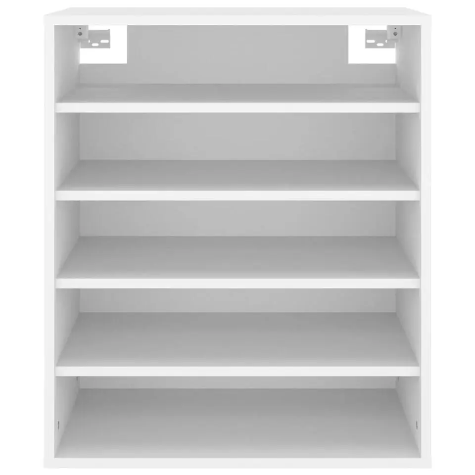 vidaXL - Schoenenkast - Wit - Bewerkt hout - 60 x 35 x 70 cm