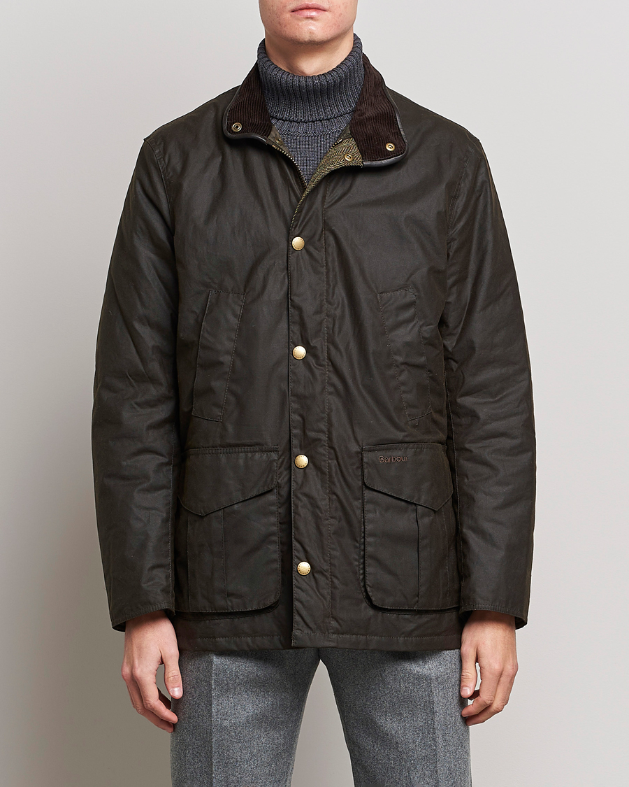 Barbour Lifestyle Hereford Wax Jacket Olive