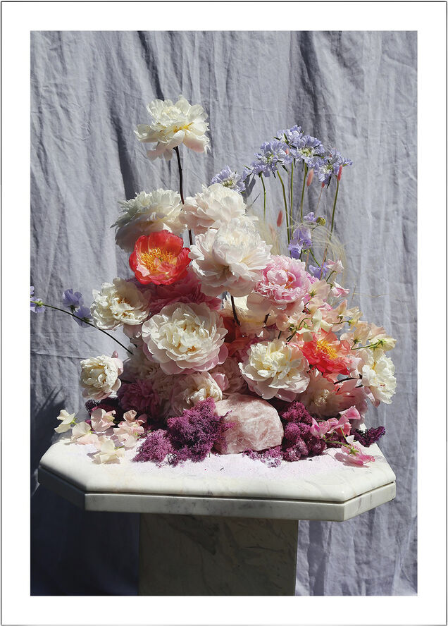 Poster & Frame Flowers For Your Lungs 4 Flerfarvet