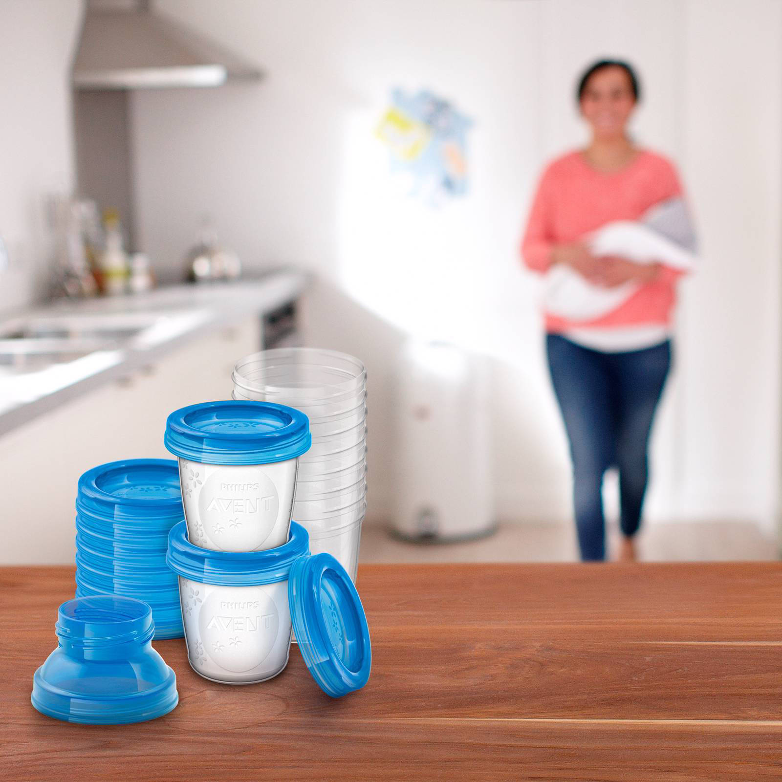 Philips AVENT Bewaarbeker voor moedermelk (10 stuks) SCF618/10