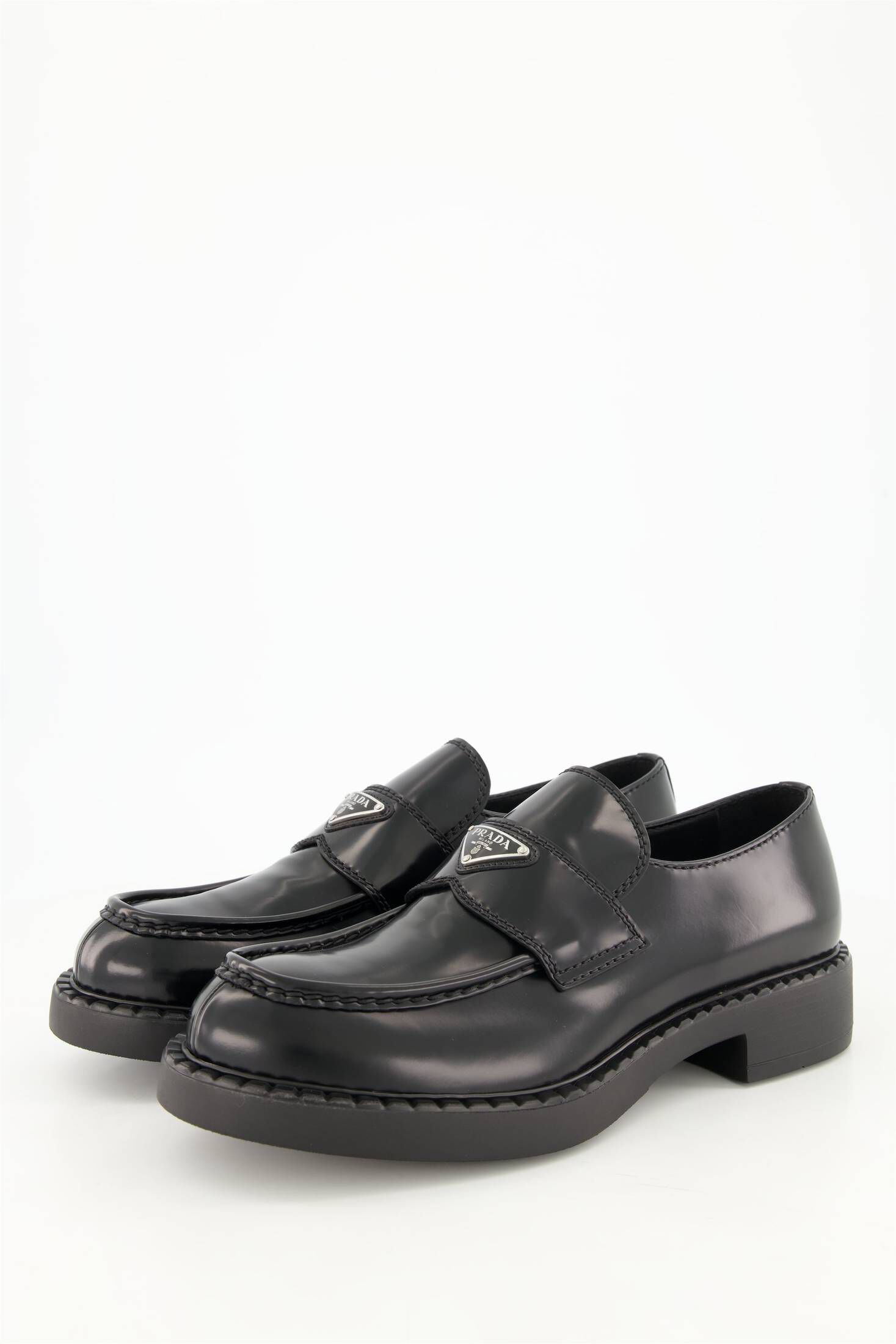 Prada| Herren Loafer CHOCOLATE aus gebürstetem Leder