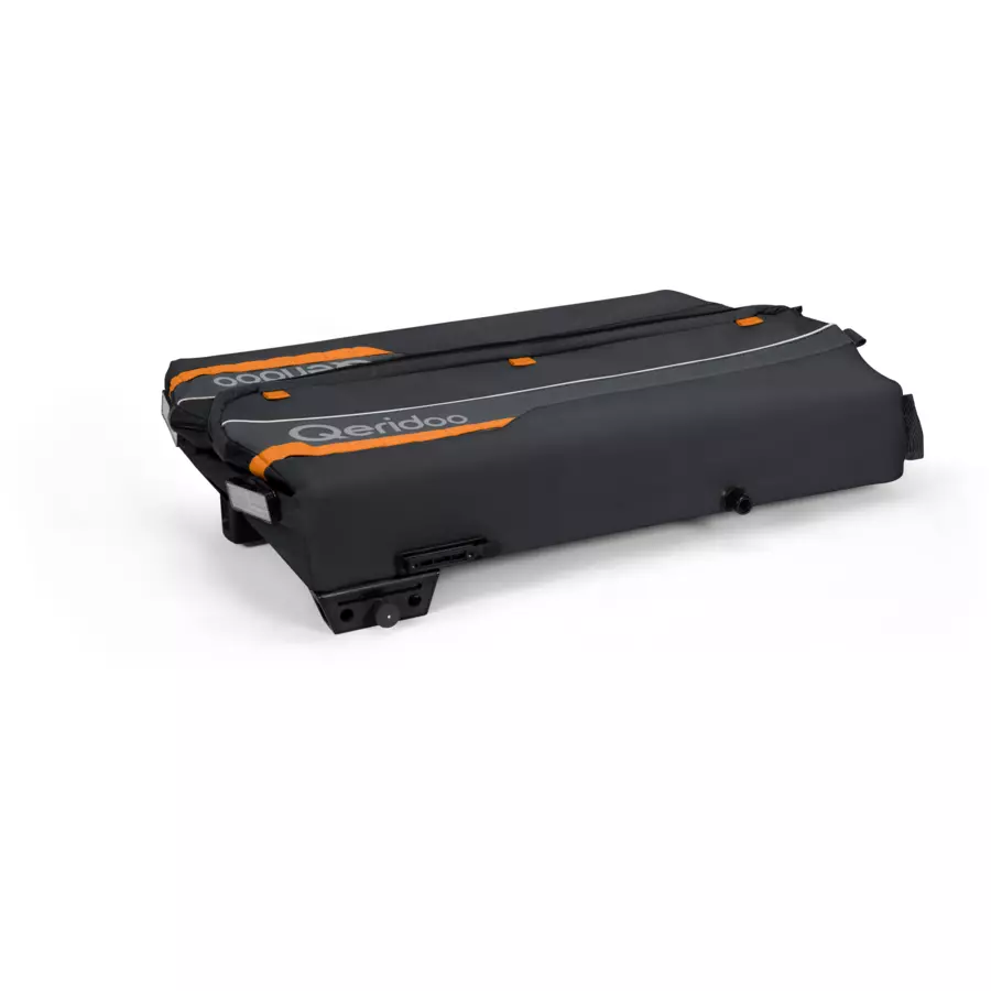 Qeridoo Lastenanhänger Qubee Grey 110 L Volumen