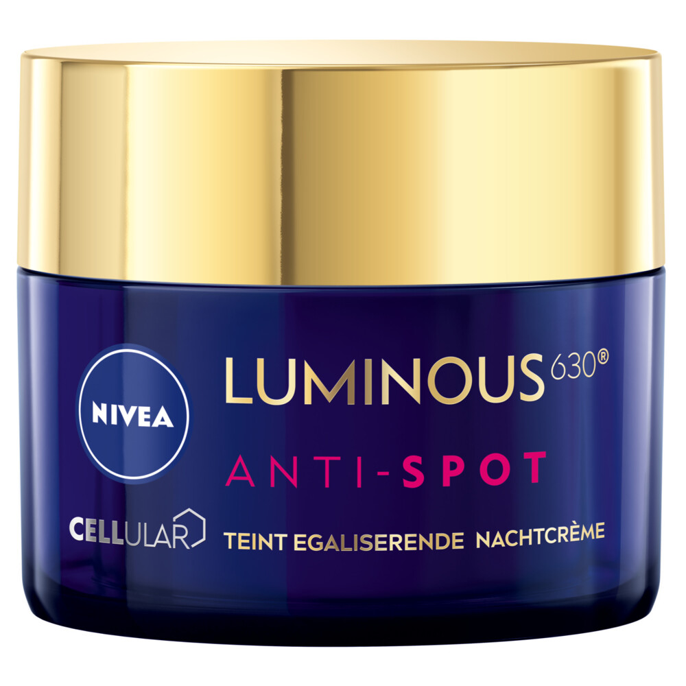 3x Nivea Luminous 630 Nachtcrème Anti-Spot50 ml