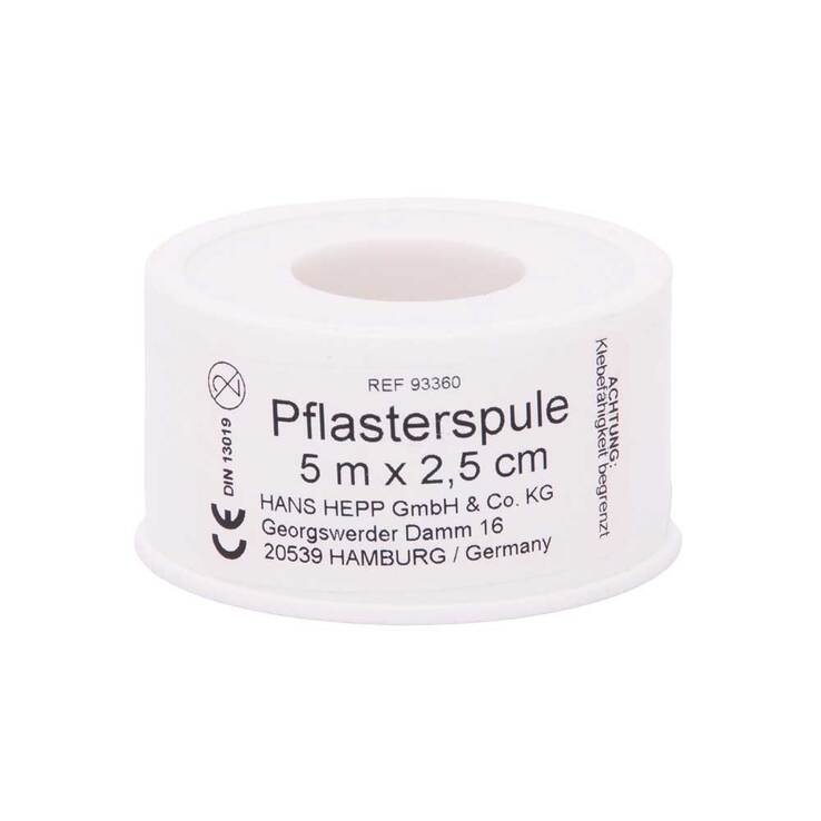 Heftpflaster Kunstseide 5mx2,5cm DIN 13019-EL, 1 St