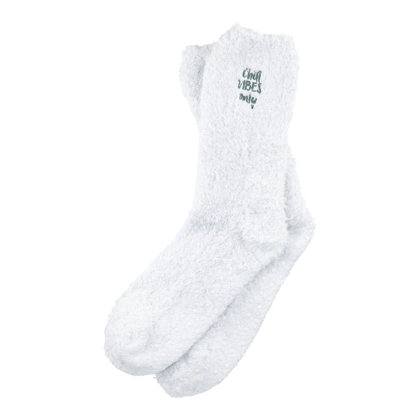 Kuschelsocken Flausch, Chill vibes/grün, Onesize