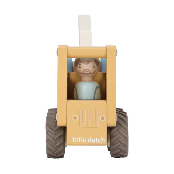 Little Dutch Kraanwagen Inclusief Pegdoll – Hout