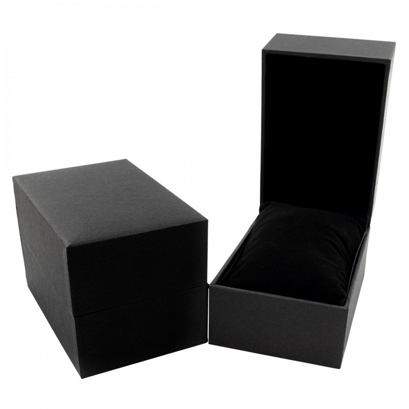 Coffret montre Femme M. JOHN bracelet Cuir Noir