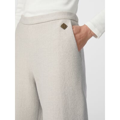 Damen-Strickpants, Ecru