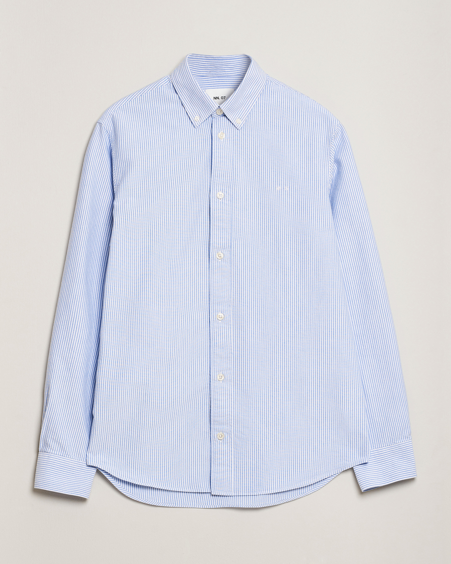 NN07 Colby Oxford Shirt Blue/White